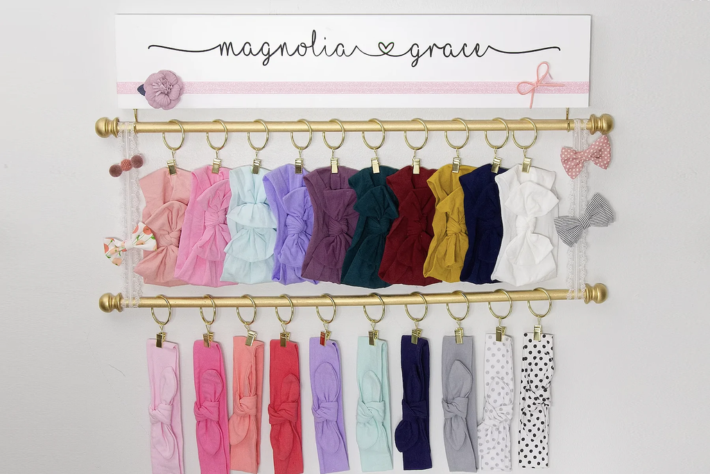 Baby bow headband 2024 holder