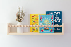 Nursery Bookshelf, Nursery Shelves Boho Macrame, Nursery Decor, Gender Neutral