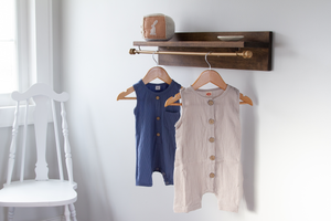 Nursery Shelf Clothes Hanger, Nursery Décor, Baby Shower Gift, Elegant Baby  Girl Nursery 