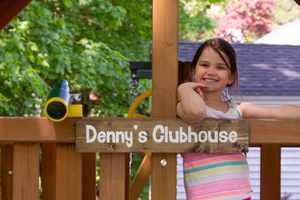 Ellie Bean's Personalized Clubhouse Sign