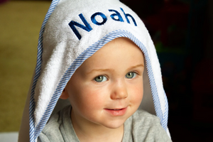 Monogrammed online kids towels